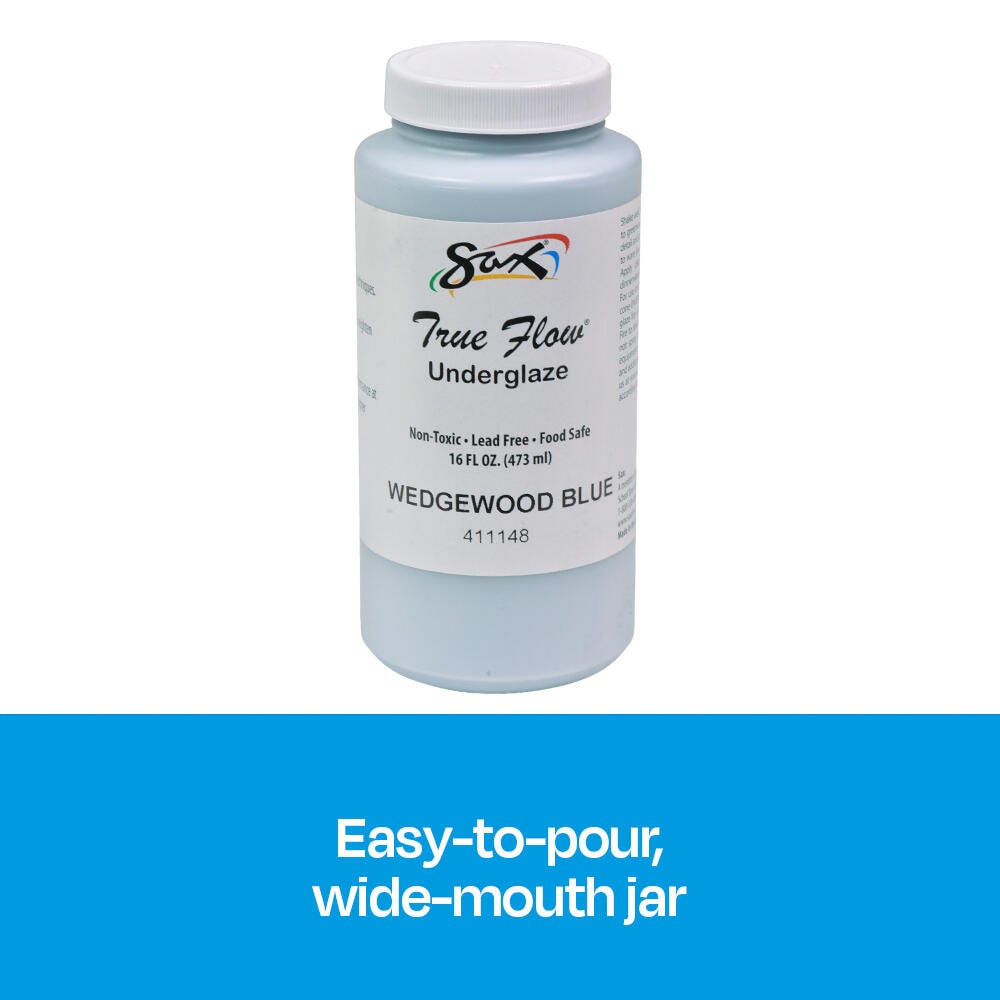 Sax Underglaze, 1 Pint, Wedgewood Blue | School Specialty